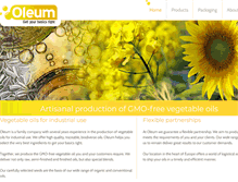 Tablet Screenshot of oleum.be